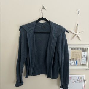 NWOT J.CREW women’s Size large dark Teal sweater cardigan